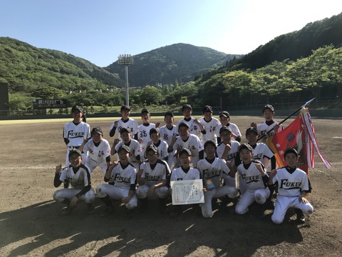 田原市中学校軟式野球大会  優勝は福江中学校！