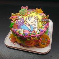 セーラームーンのキャラクターケーキ♡
