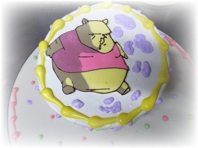 デザインケーキ♪ぷーさん