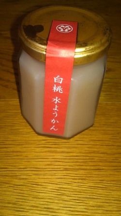 白桃水ようかん in 敦賀