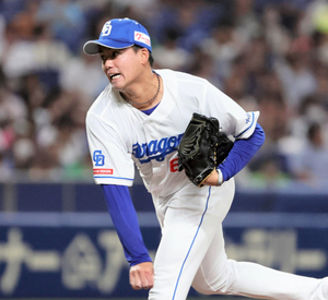 松木平投手 プロ初勝利! 松木平投手 プロ初勝利!