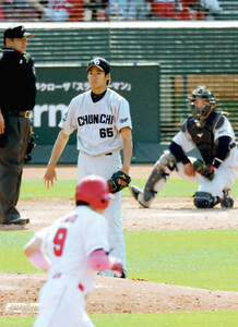 準規、今季初登板5失点 準規、今季初登板5失点