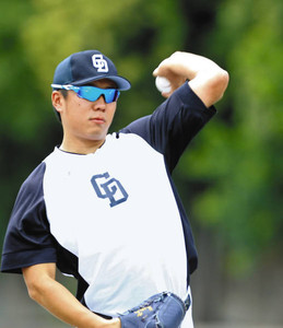 大野、コイ打線封じて初の4戦連勝だ 大野、コイ打線封じて初の4戦連勝だ
