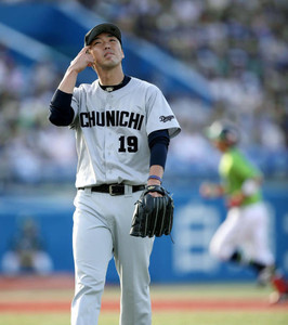 吉見、神宮5連敗「同じことを…粘れない」 吉見、神宮5連敗「同じことを…粘れない」