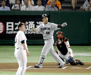 福田、プロ10年目で初の10号 福田、プロ10年目で初の10号
