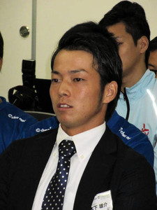 育成1位・木下、早く支配下選手に 育成1位・木下、早く支配下選手に