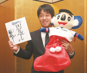 ドラフト1位・柳、最高条件で仮契約 ドラフト1位・柳、最高条件で仮契約