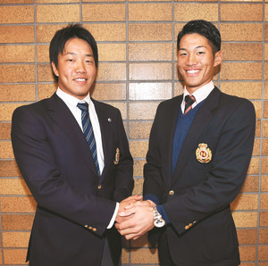柳&京田、来春沖縄キャンプ1軍スタート 柳&京田、来春沖縄キャンプ1軍スタート