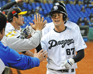近藤、先制弾 台湾で飛躍証明 近藤、先制弾 台湾で飛躍証明
