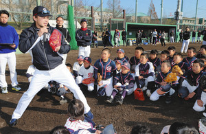 田島、熱烈エールにシビれた!! 新記録達成祝賀会 田島、熱烈エールにシビれた!! 新記録達成祝賀会