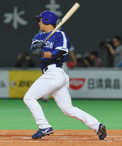 直倫、2戦連続安打 直倫、2戦連続安打