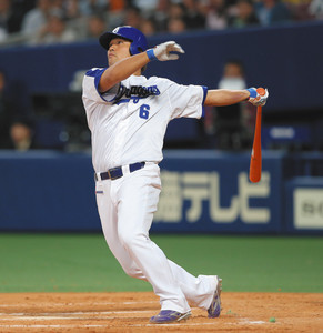 平田、同点弾 青柳の高速シンカー狙い打ち! 平田、同点弾 青柳の高速シンカー狙い打ち!