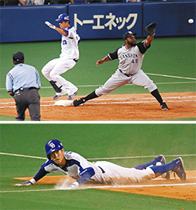 遠藤&京田、足で活路 遠藤&京田、足で活路