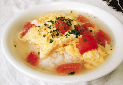 レシピ:ぶっかけ!トマ玉汁