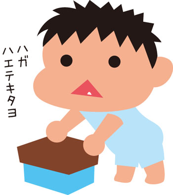 歯が生えてきた!