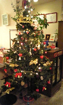 クリスマス準備です。