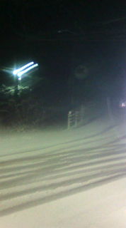 雪景色の中新しい挑戦(*⌒▽⌒*)