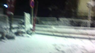 雪景色の中新しい挑戦(*⌒▽⌒*)