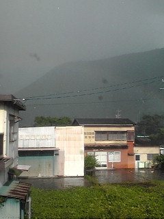 なう!あっという間に真っ暗…