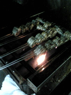 生サンマ塩焼き中♪