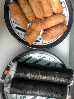 娘用…助六弁当♪