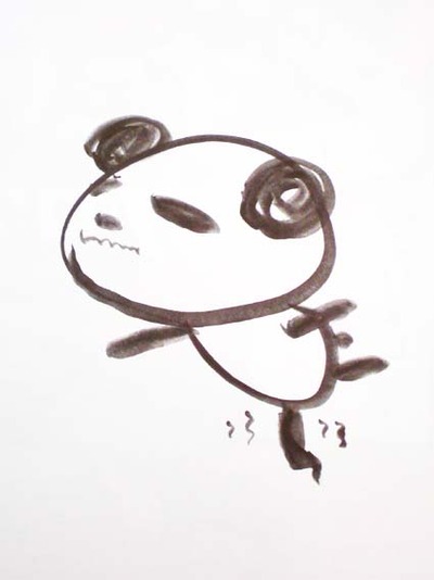 ぱんだかんがえる