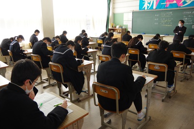 テスト最終日 テスト最終日