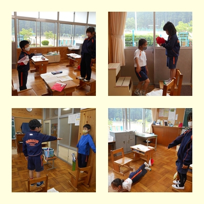 動作入り音読 動作入り音読