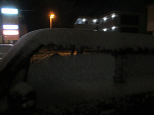 昨日の雪。。