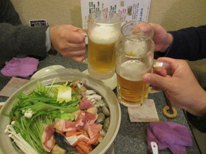 昨日の鍋宴会。