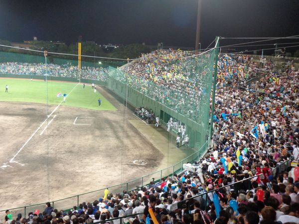 豊橋球場 ドラゴンズの試合見ることができました 豊橋球場 ドラゴンズの試合見ることができました