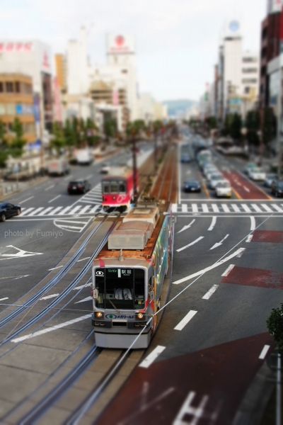 豊橋駅前大通り ~ジオラマ風~