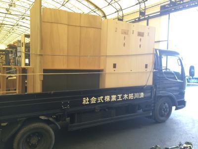 曲げ合板の仕上がり具合