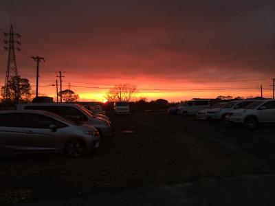 霧のち夕焼け時々雨！