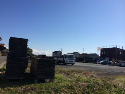 トラック６車積みました