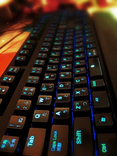 新品のキーボード