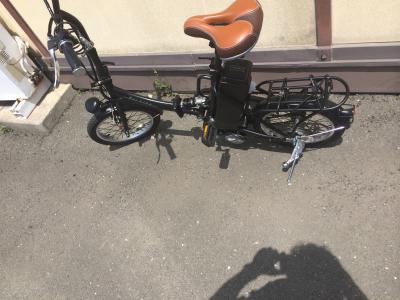 折り畳み自転車でも重い！