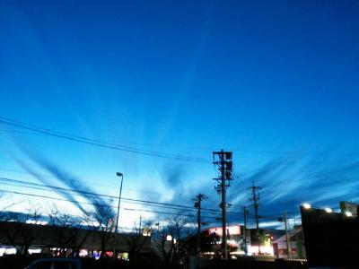 地震雲かも？！