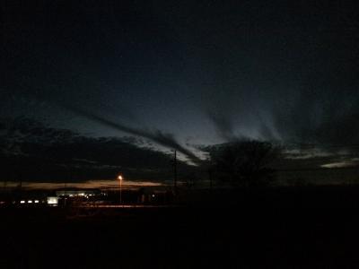 地震雲かも？！