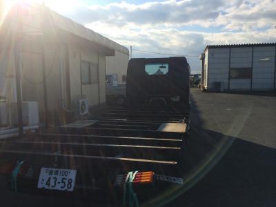 トラックの荷台の修理その後