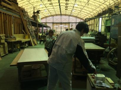 去年から延び延びになっていた什器製作再開！