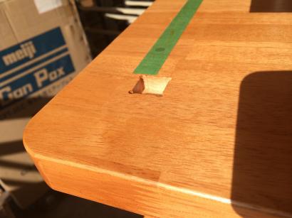 什器の塗装が大詰めです。