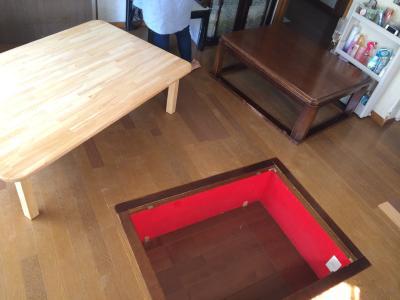 テーブルを納品してまいりました！
