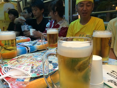 たんぽぽさんのビール電車！