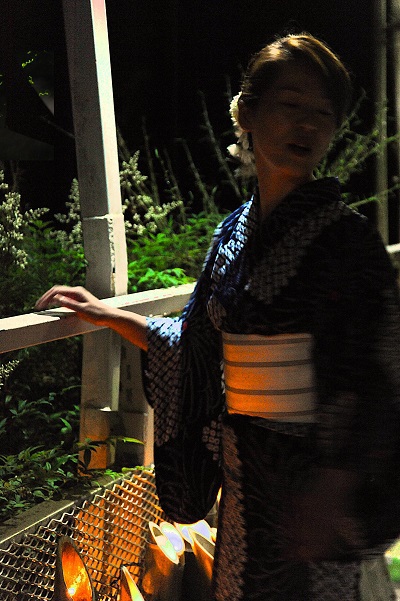 山のレストランさかたさんでホタル観賞会！