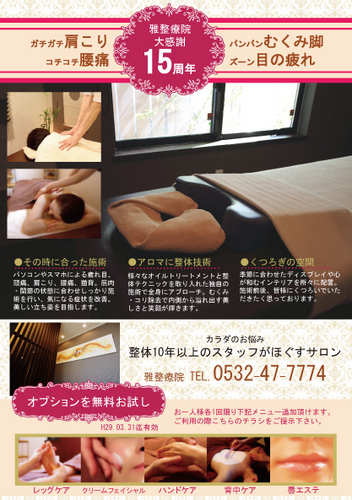 無料オプション付きチラシあります☆ 無料オプション付きチラシあります☆