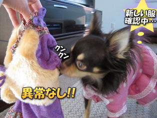 新しい洋服を