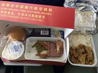 【中国南方航空】～機内食は鶏か牛のみ～