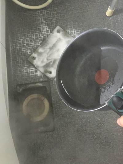 ☆重曹とクエン酸で排水口クリーニング☆ ☆重曹とクエン酸で排水口クリーニング☆