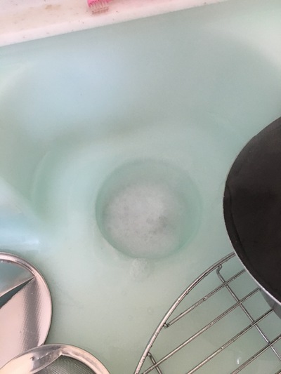 ☆重曹とクエン酸で排水口クリーニング☆ ☆重曹とクエン酸で排水口クリーニング☆